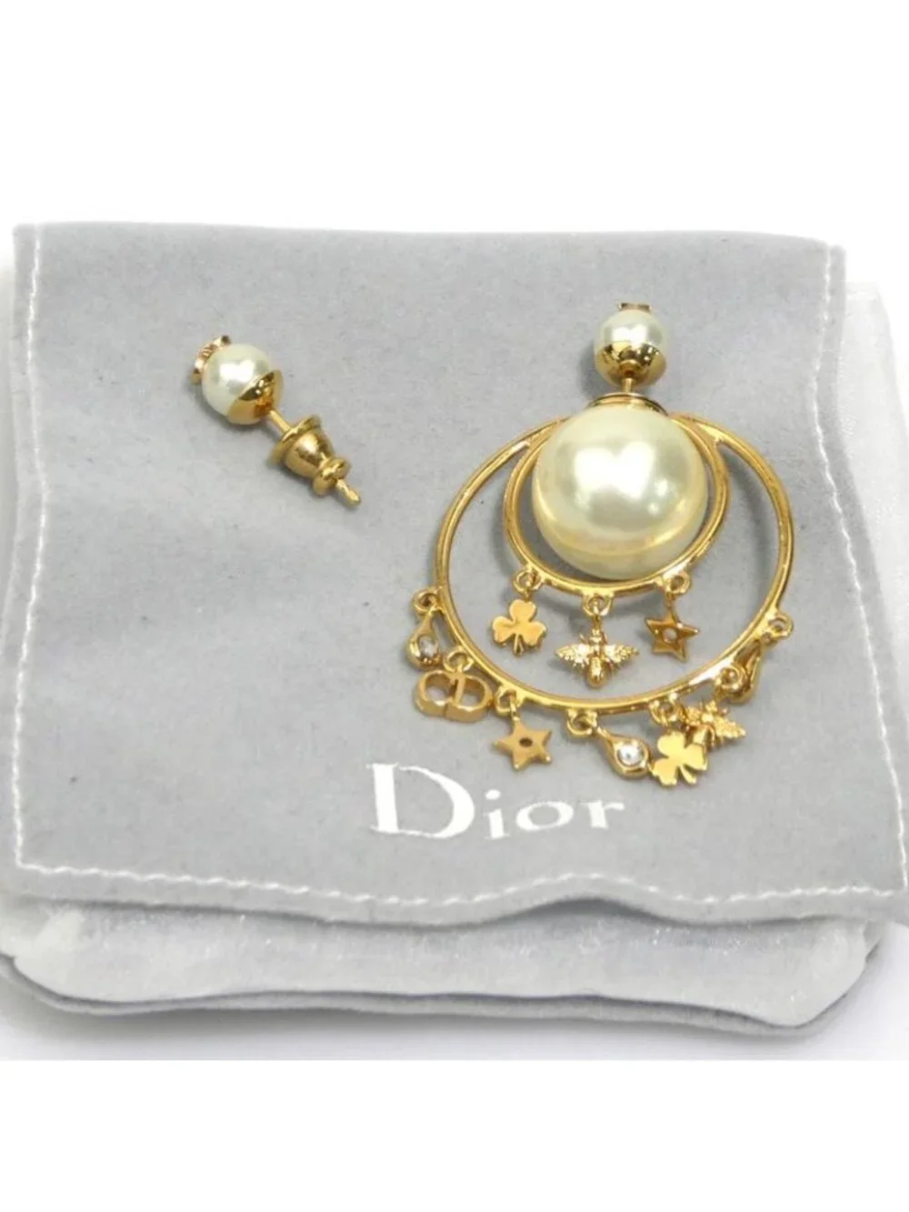 Dior Earrings Tribal Gold - Picture 10 of 10